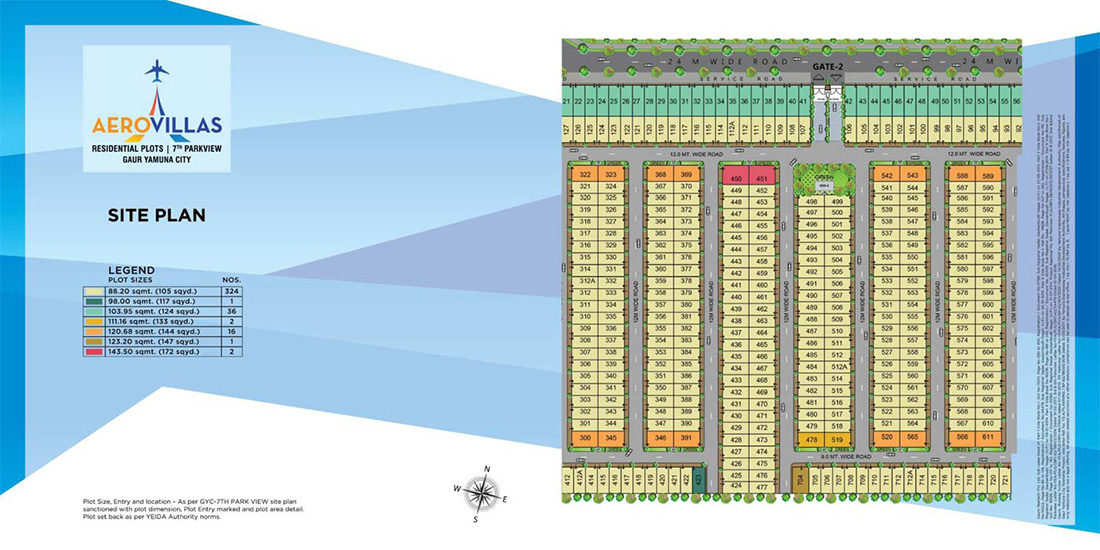 aero villas layout plan